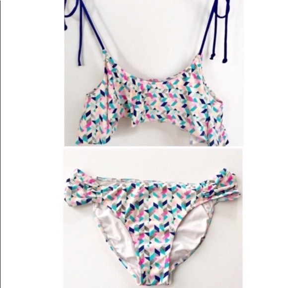 VS PINK 2pc Bikini Set - top M, bottom S - Picture 1 of 7